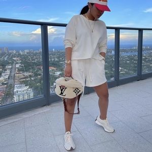 Tan two piece set